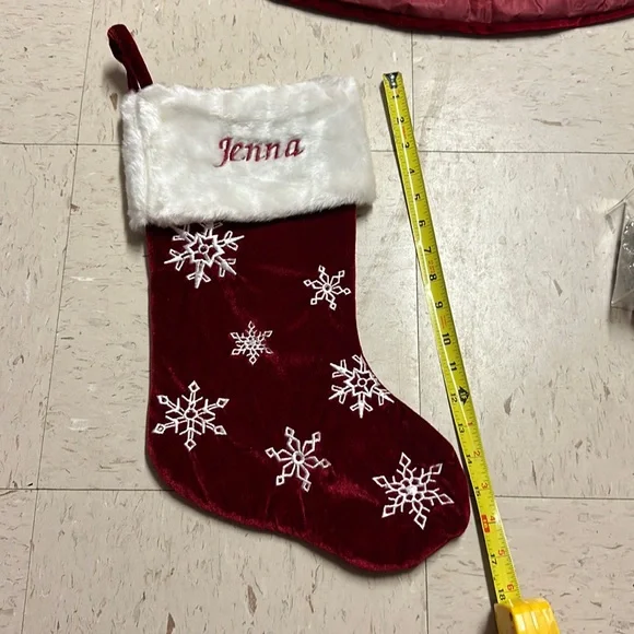 Christmas Stocking with the name Jenna - Picture 1 of 3